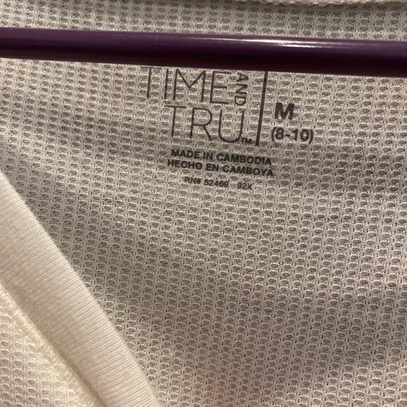 White long sleeve Henley - Picture 2 of 3